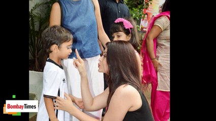 Aaradhya Bachchan Spotted Hugging Aamir Khan's Son Azad Rao Khan