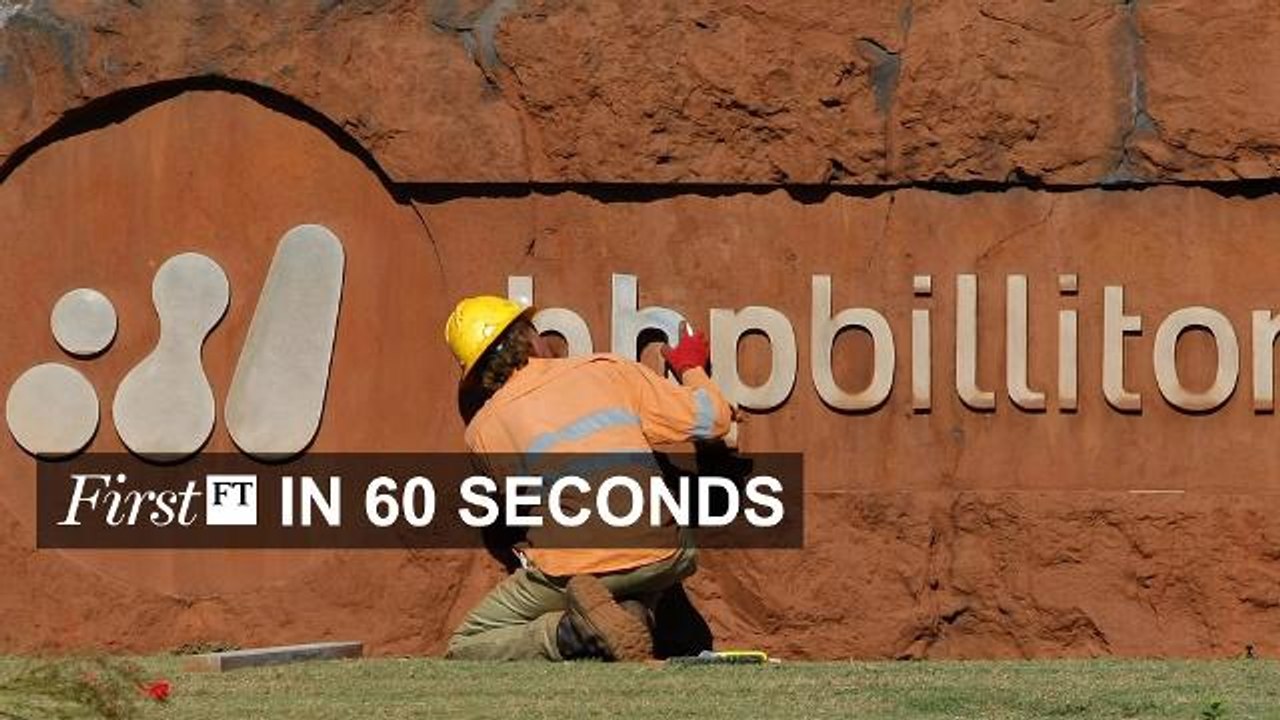 FirstFT – BHP Billiton losses, Usain Bolt