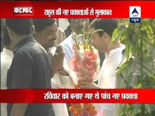 Rahul Gandhi interacts with new Congress spokespersons