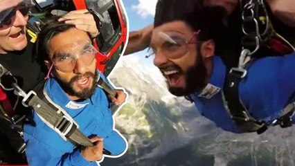 Ranveer Singh CRAZY Sky Diving Video