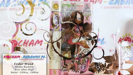 Mattel - Ever After High - Słodka Kuchnia Cedar Wood - CHW44 CHW46 - Recenzja