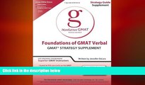 READ book  Foundations of GMAT Verbal (Manhattan GMAT Preparation Guide: Foundations of Verbal)