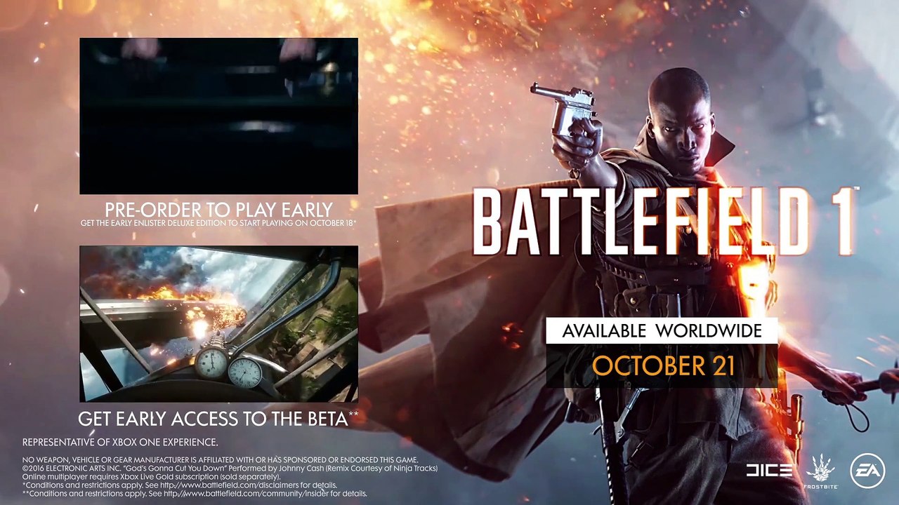 BATTLEFIELD 1 Trailer de Gameplay (Gamescom 2016)