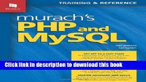 [Download] Murach s PHP and MySQL (Murach: Training   Reference) Hardcover Free