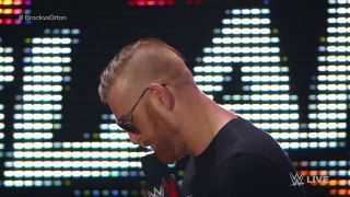 Brock Lesnar takes Heath Slater to Suplex City on Raw Aug 15 2016
