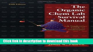 [Download] The Organic Chemistry Lab Survival Guide Hardcover Free