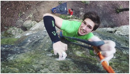 The Firnenburg Brothers climbing "The Essential"(9a)