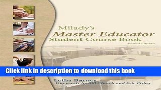 [Popular Books] Milady s Master Educator: Student Course Book Free Online