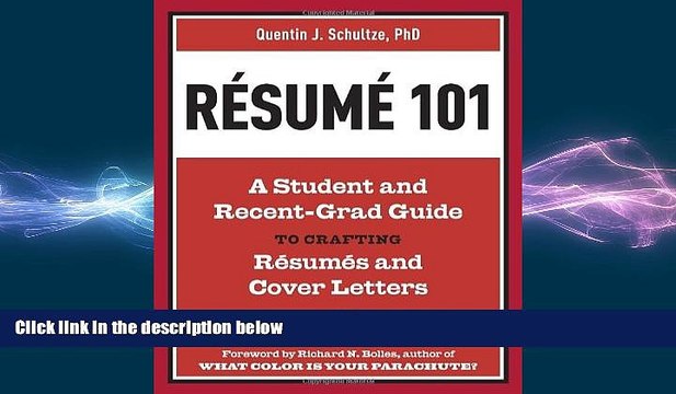 READ book Resume 101: A Student and Recent-Grad Guide to Crafting Resumes and Cover Letters that