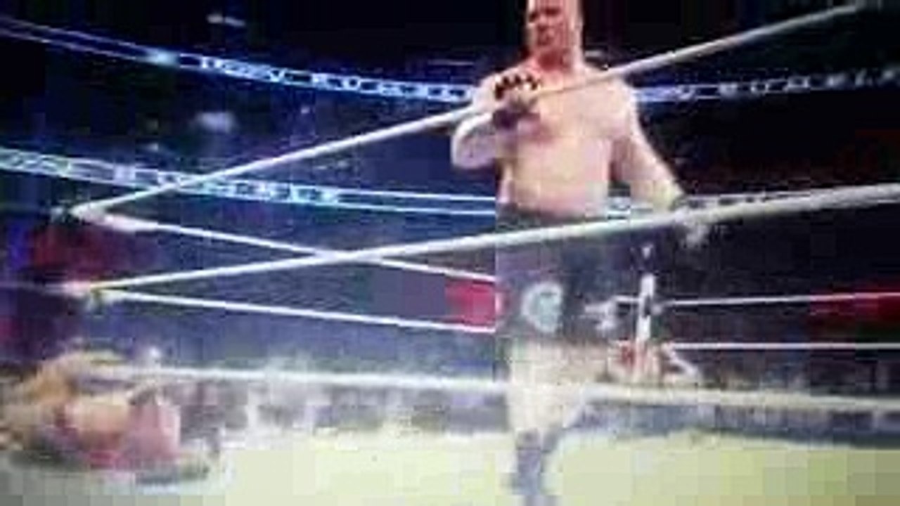 Wwe raw 24 5 2016 Brock Lesnar attack Bray Wyatt Braun Strowman Erick Rowan Luke Harper