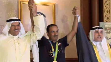 الكويت تستقبل الرامي فهيد الديحاني العائد من أولمبياد ريو