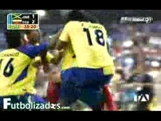 Ecuador 2 - Jamaica 1 Copa Panamericana, (campeon Ecuador)