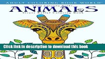 [PDF] Adult Coloring Books: Animals - Stress Relief Coloring Book [Online Books]