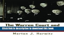 [Popular] The Warren Court and the Pursuit of Justice Kindle OnlineCollection