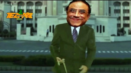 Zardari 14 Aug Funny Tezabi Totay 2016