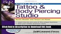 [PDF] Start   Run a Tattoo and Body Piercing Studio (Start   Run Business Series) Download Online