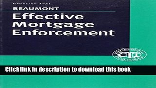 [Popular] Effective Mortgage Enforcement Hardcover Free