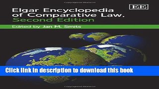 [Popular] Elgar Encyclopedia of Comparative Law Hardcover Free