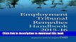 [Popular] Employment Tribunal Remedies Handbook Kindle Free