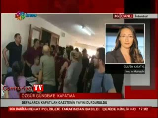 Özgür Gündem gazetesine polis baskını