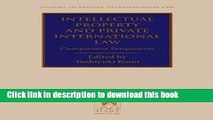 [Popular] Intellectual Property and Private International Law: Comparative Perspectives Paperback