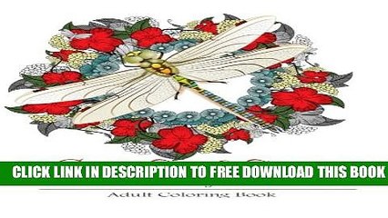 [Download] Adult Coloring Books: Dragonflies and Flowers Paperback Online