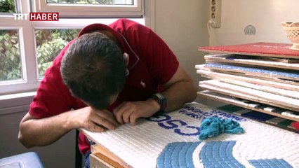 'Gönül gözleriyle' mozaik sanatını öğreniyorlar