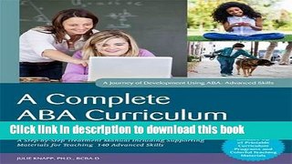 [Popular Books] A Complete ABA Curriculum for Individuals on the Autism Spectrum with a