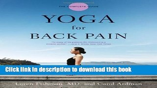 [Popular Books] Yoga for Back Pain Free Online