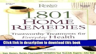 [Popular Books] 1801 Home Remedies Full Online