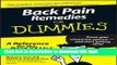 [Download] Back Pain Remedies For Dummies Paperback Collection