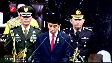 Indonesian President Widodo calls for end to poverty