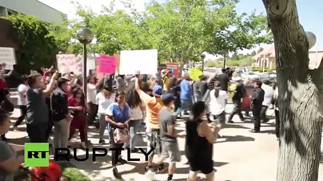 Christians confront Satanist '666' ritual in Lancaster.