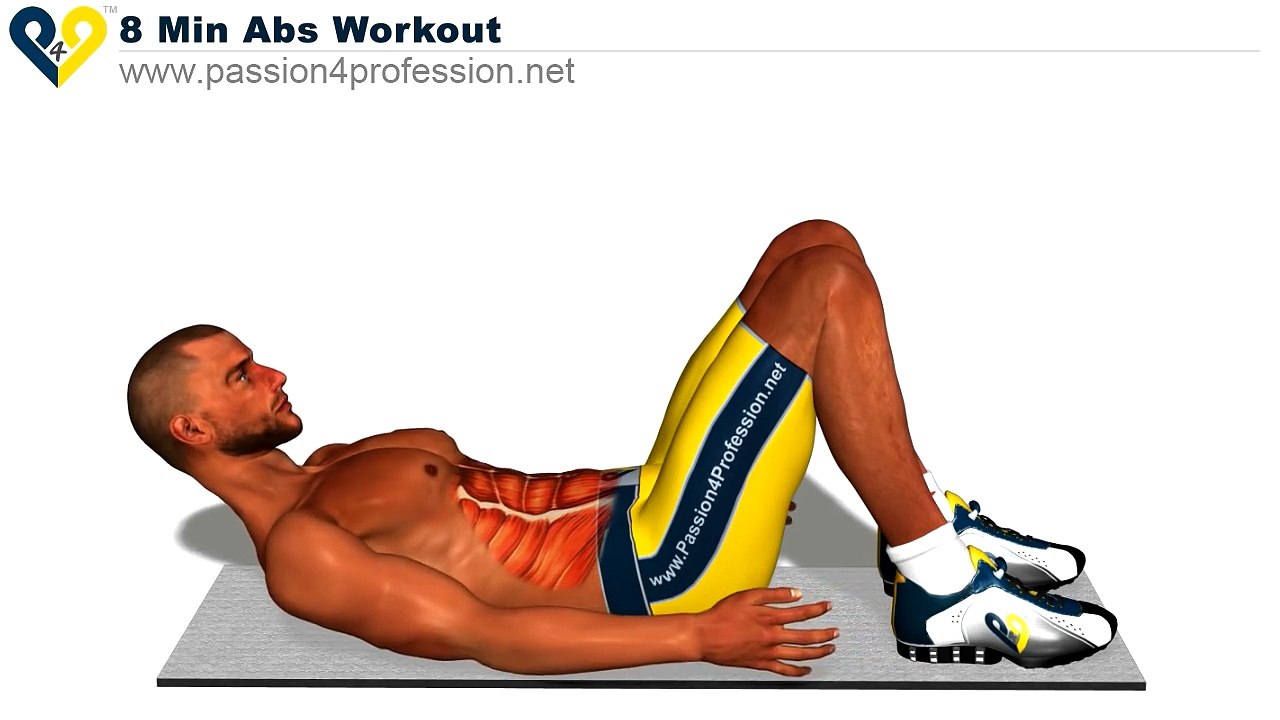 8 Min Abs Workout how to have six pack