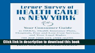 [Popular] Lerner Survey Of Health Care in New York Hardcover Free