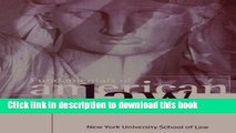 [Popular Books] Fundamentals of American Law: New York University School of Law Full Online