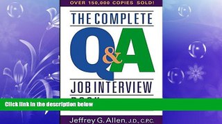 READ book  The Complete Q A Job Interview Book  FREE BOOOK ONLINE