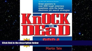 EBOOK ONLINE  Knock  em Dead (Knock  em Dead: The Ultimate Job-Seekers  Handbook)  BOOK ONLINE