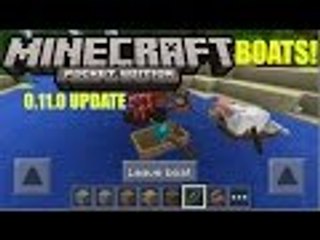 MCPE 0.11.0 Features Boats/Skins