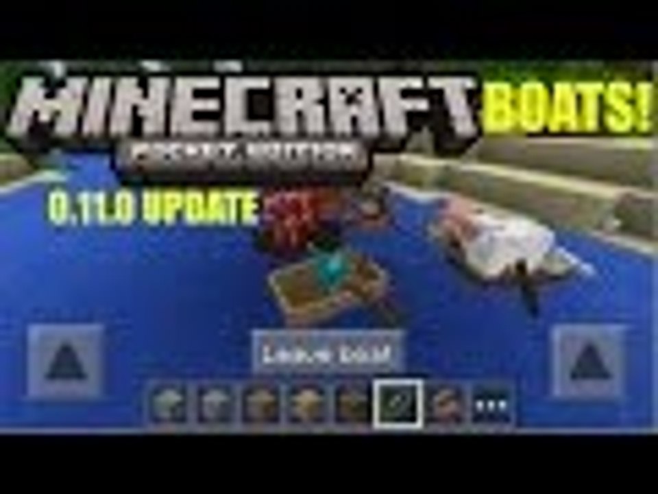 MCPE 0.11.0 Features Boats/Skins
