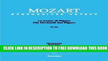 [Download] Le nozze di Figaro Baerenreiter Vocal Score Kindle Free