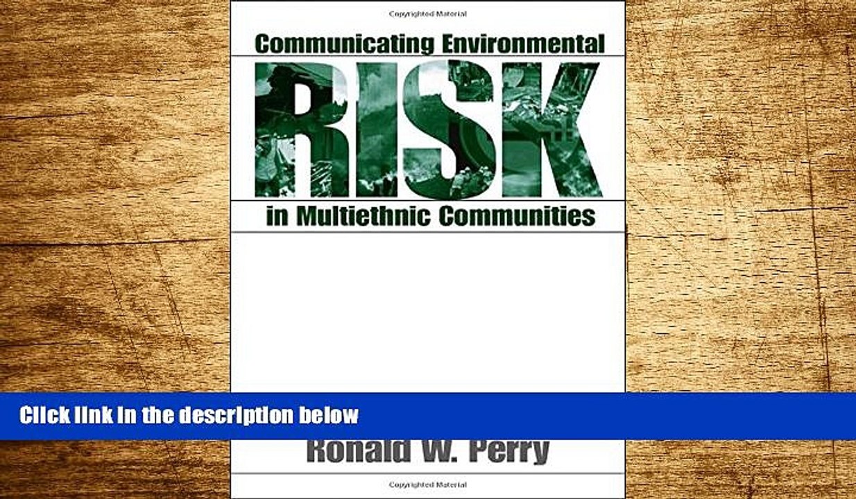 READ FREE FULL  Communicating Environmental Risk in Multiethnic Communities (Communicating