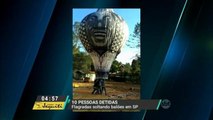 SP: Dez pessoas são detidas suspeitas de soltar balões em São Roque