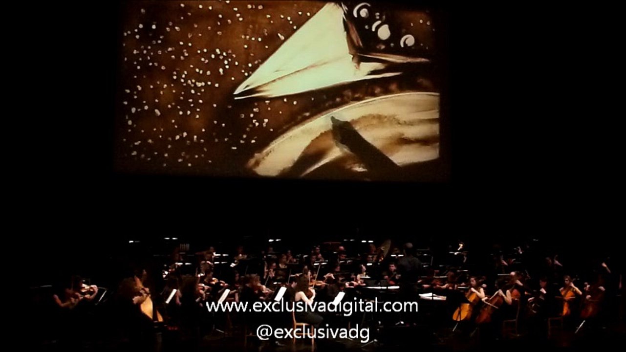 Ensayo geneal dirigido por Luas Vidal del concierto homenaje a John Williams