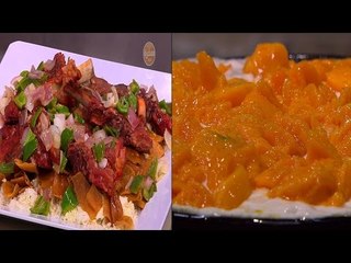 فتة الريش - بسبوسة بالقشطة والمانجو | اتفضلوا عندنا حلقة كاملة