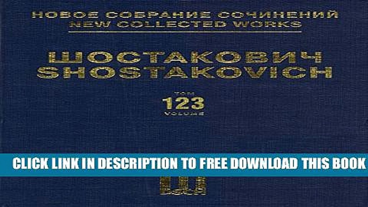 [Download] Music to the Film "Alone" Op. 26: New Collected Works of Dmitri Shostakovich - Volume