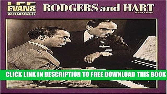 [Download] Lee Evans Arranges Rodgers and Hart Hardcover Online