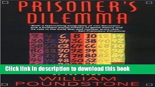 [Download] Prisoner s Dilemma: John Von Neumann, Game Theory and the Puzzle of the Bomb Hardcover