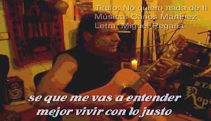 No quiero nada de ti