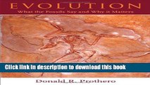 [Download] Evolution: What the Fossils Say and Why It Matters Paperback Collection